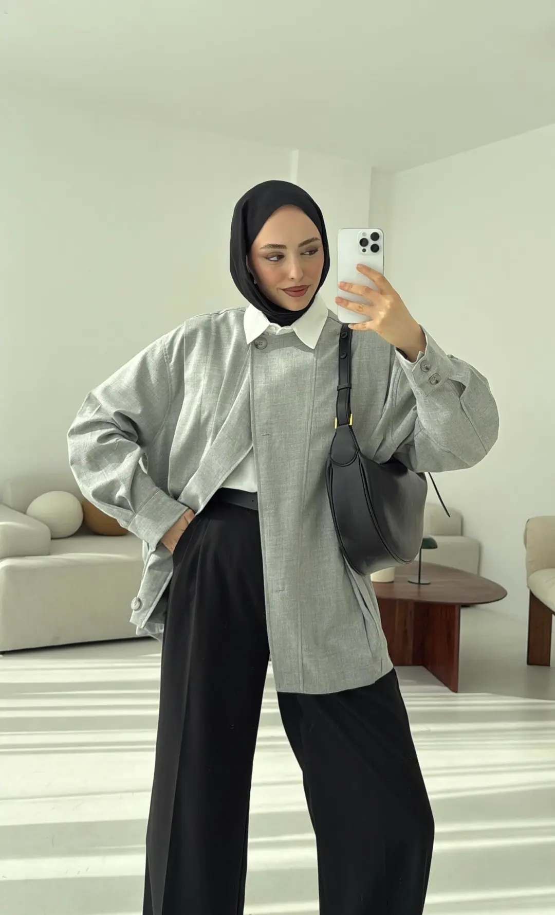 Tasarım ml Collection Ceket Gri - Görsel 7