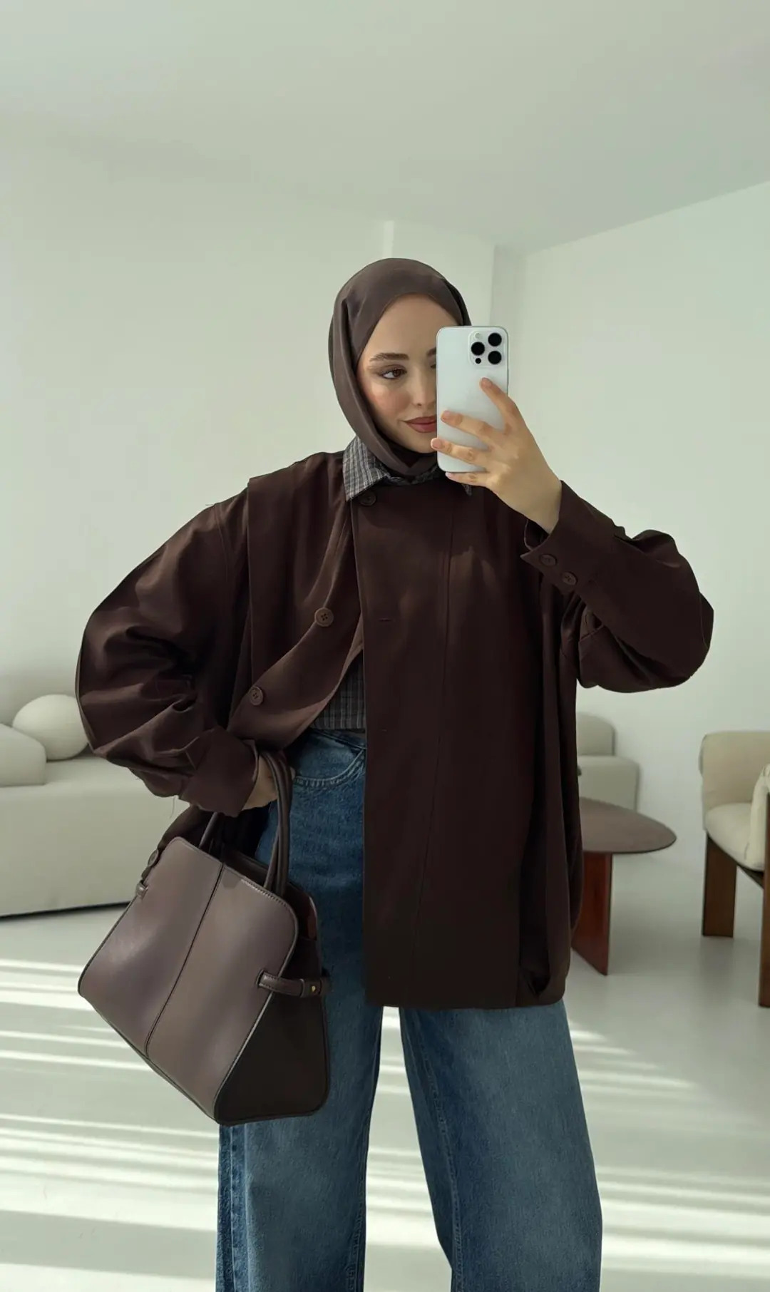 Tasarım ml Collection Ceket Kahve