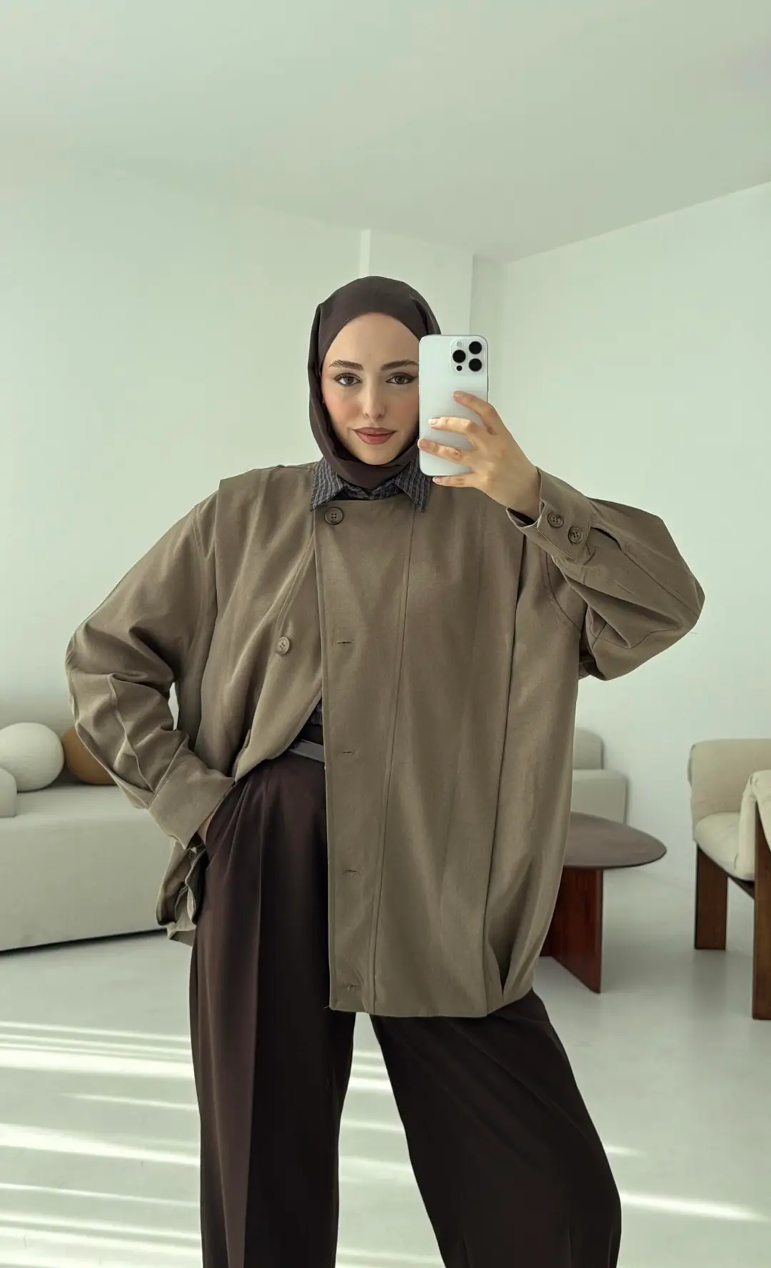 Tasarım ml Collection Ceket Vizon - Görsel 10