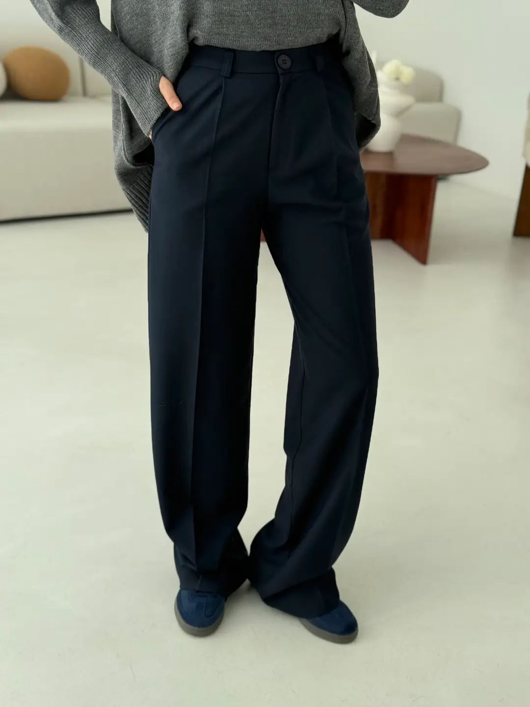 Tek Pile Pantolon Lacivert - Görsel 3