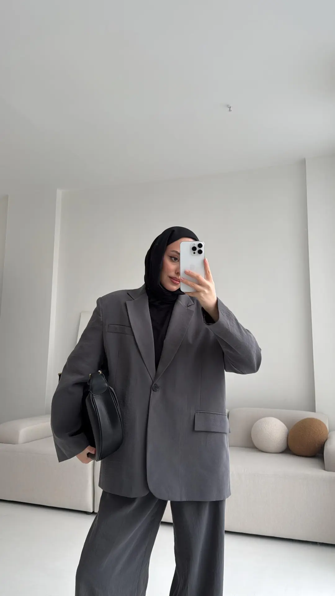 Tencel Gri Premium Ceket - Görsel 2