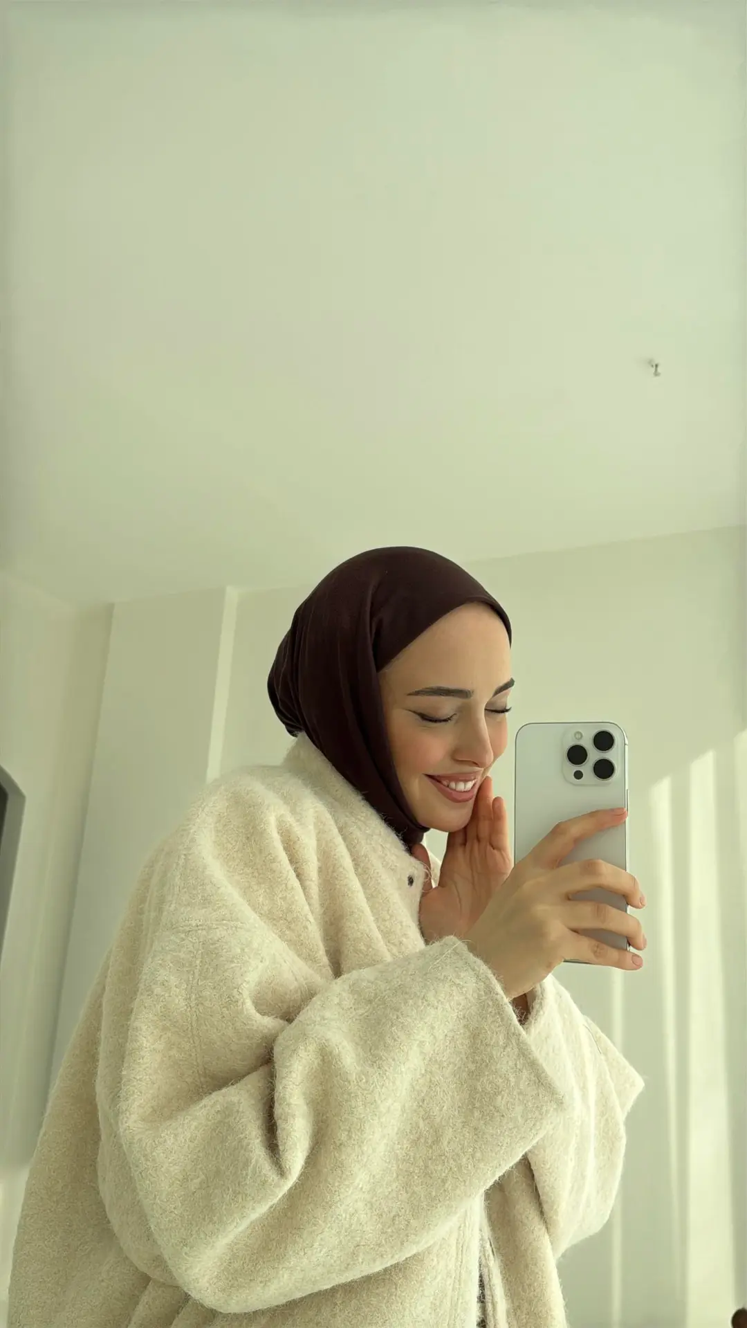 Tiftik Karışımlı Bomber Ceket Bej