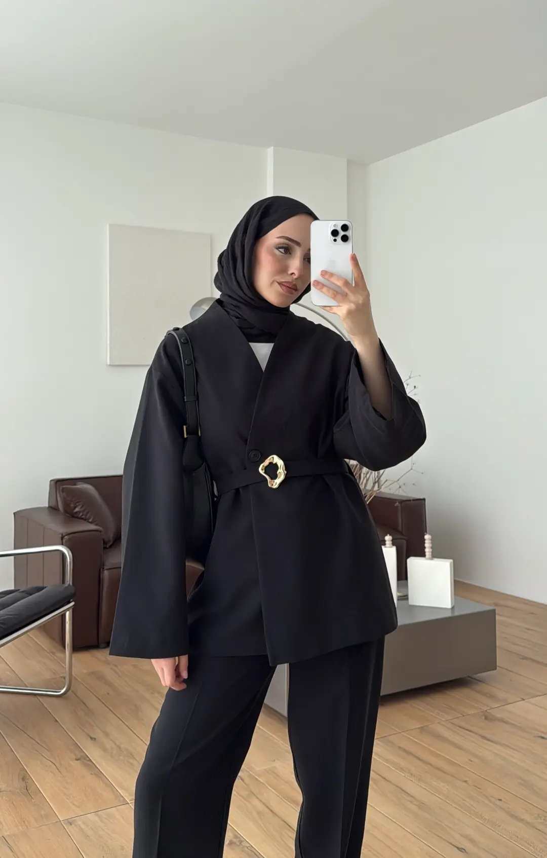 Toka Kemerli Takım Siyah - Görsel 5