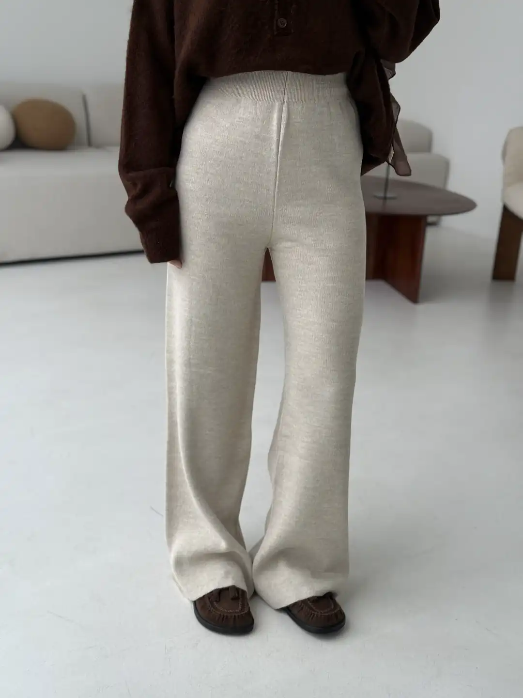 Triko Pantolon Bej - Görsel 4