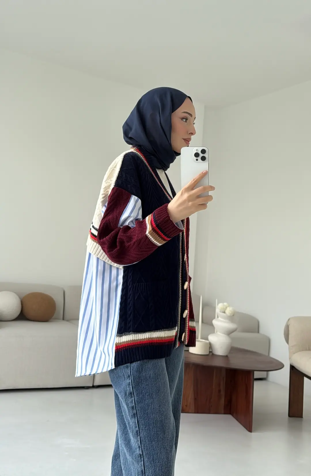 Twist Hırka Lacivert - Görsel 4