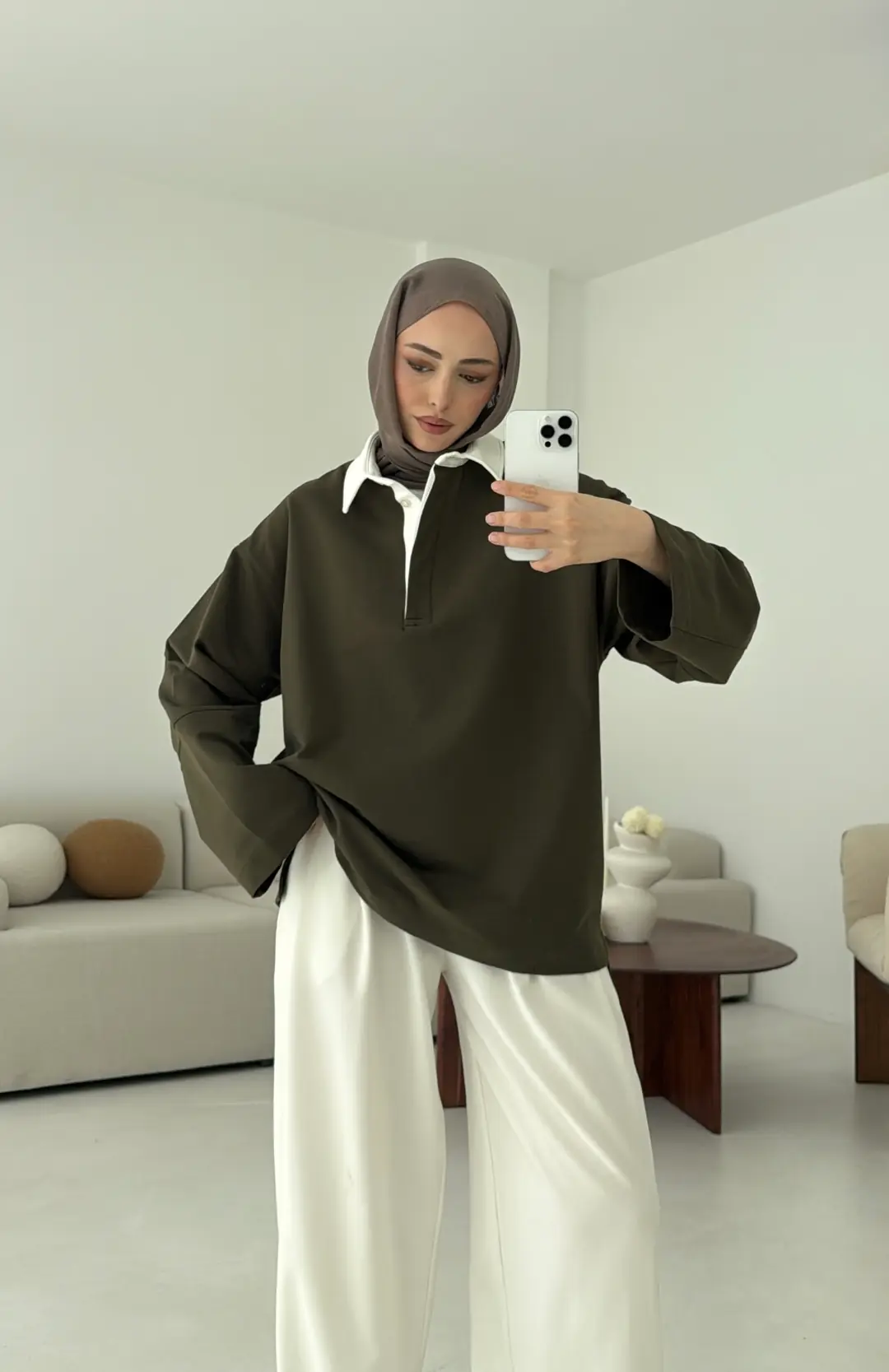 Varctiy Sweatshırt Haki - Görsel 2