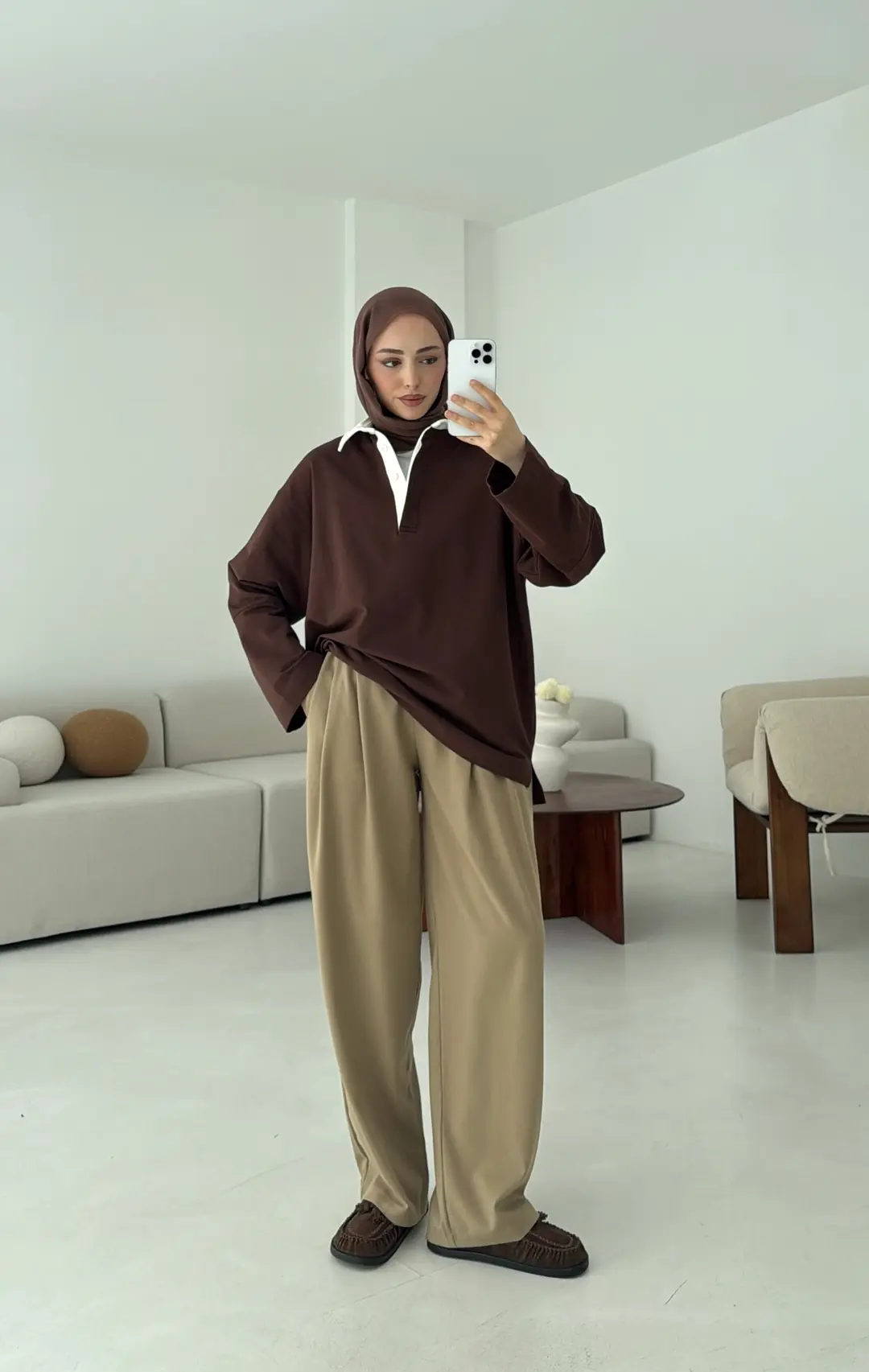 Varctiy Sweatshırt Kahve - Görsel 3