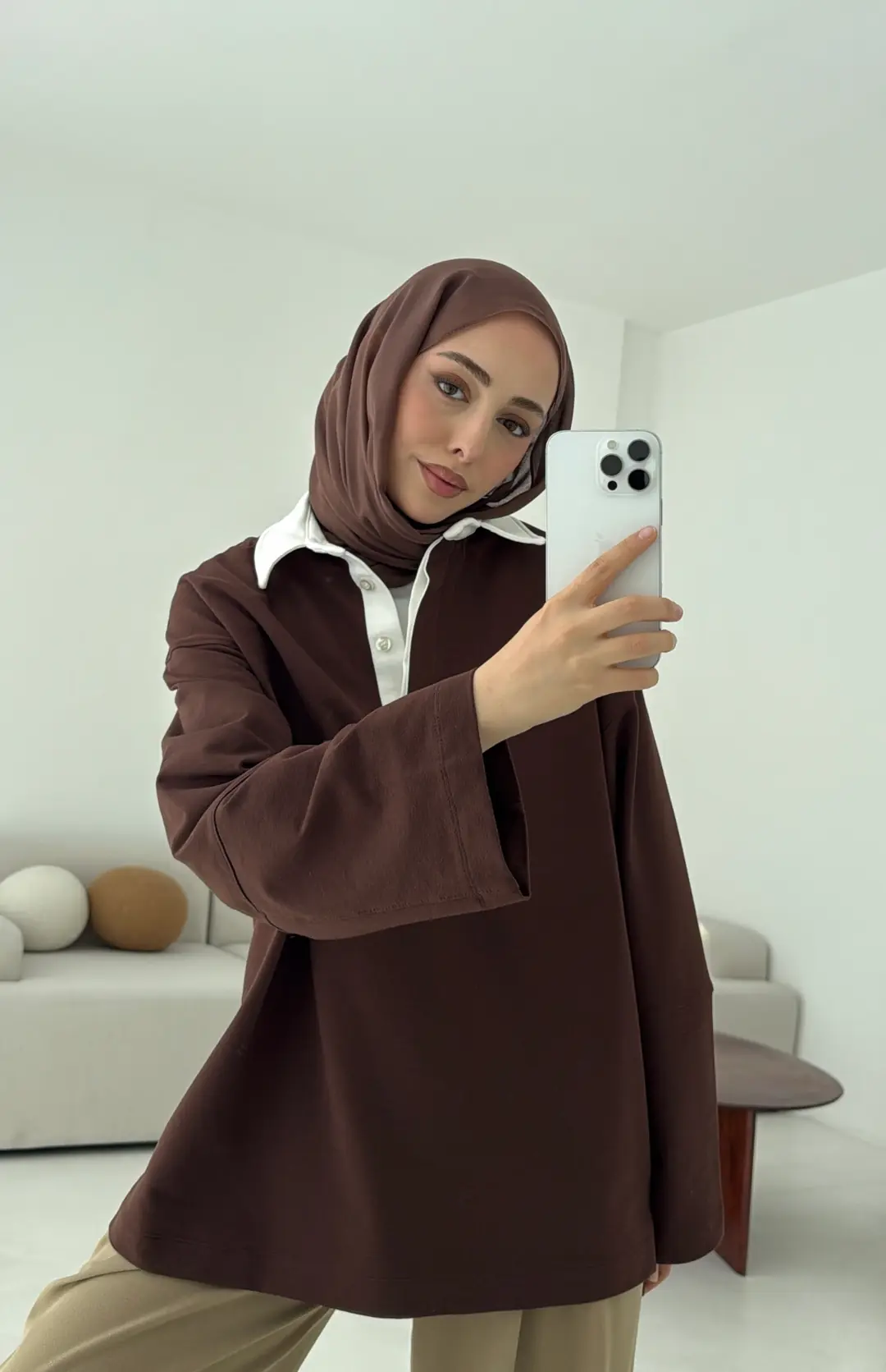 Varctiy Sweatshırt Kahve - Görsel 5