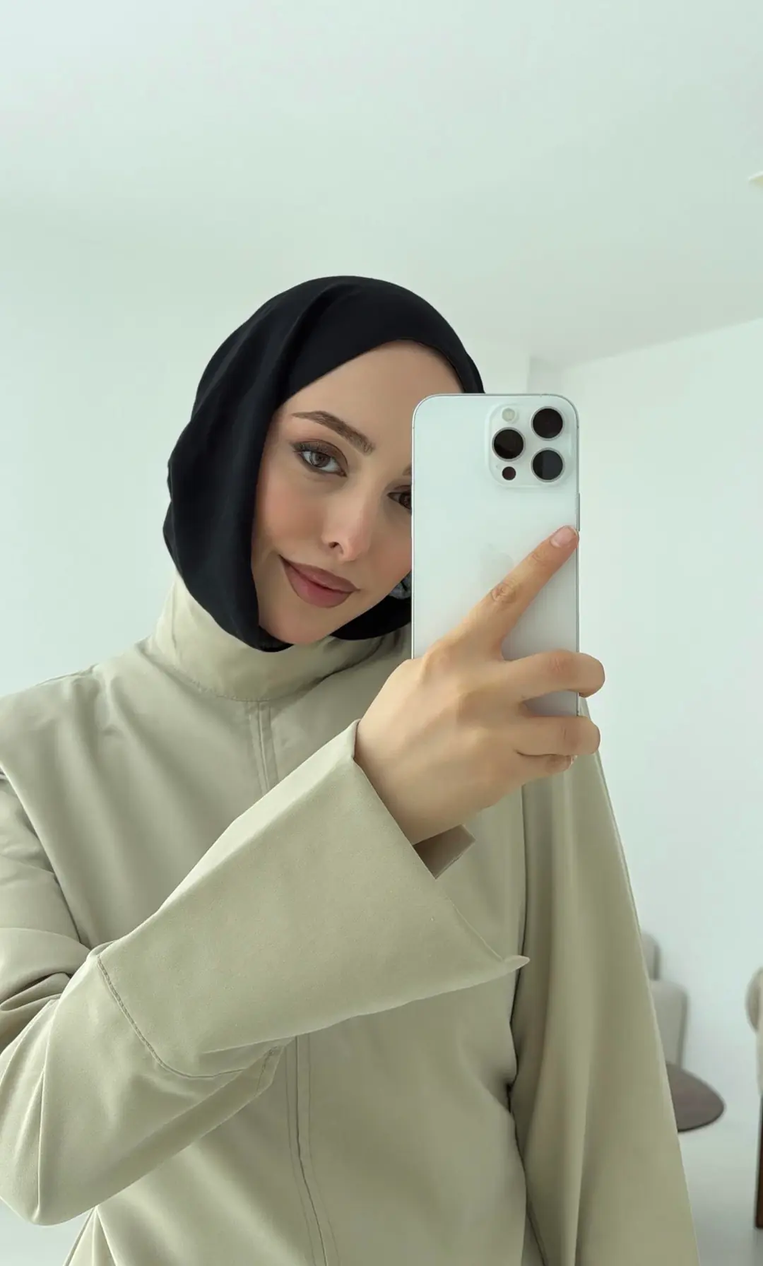 Vatkalı Bluz Bej - Görsel 10