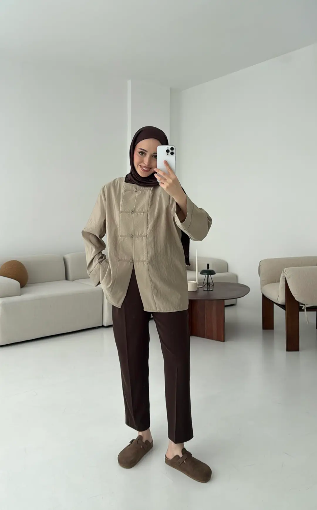 Vizon Düğme Detay Gömlek - Görsel 2