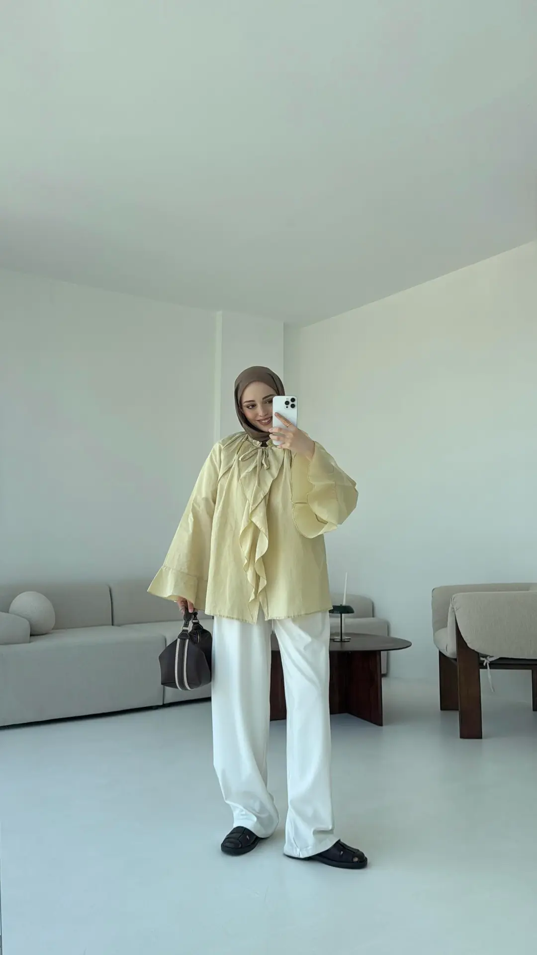 Vual Gömlek Sarı - Görsel 2