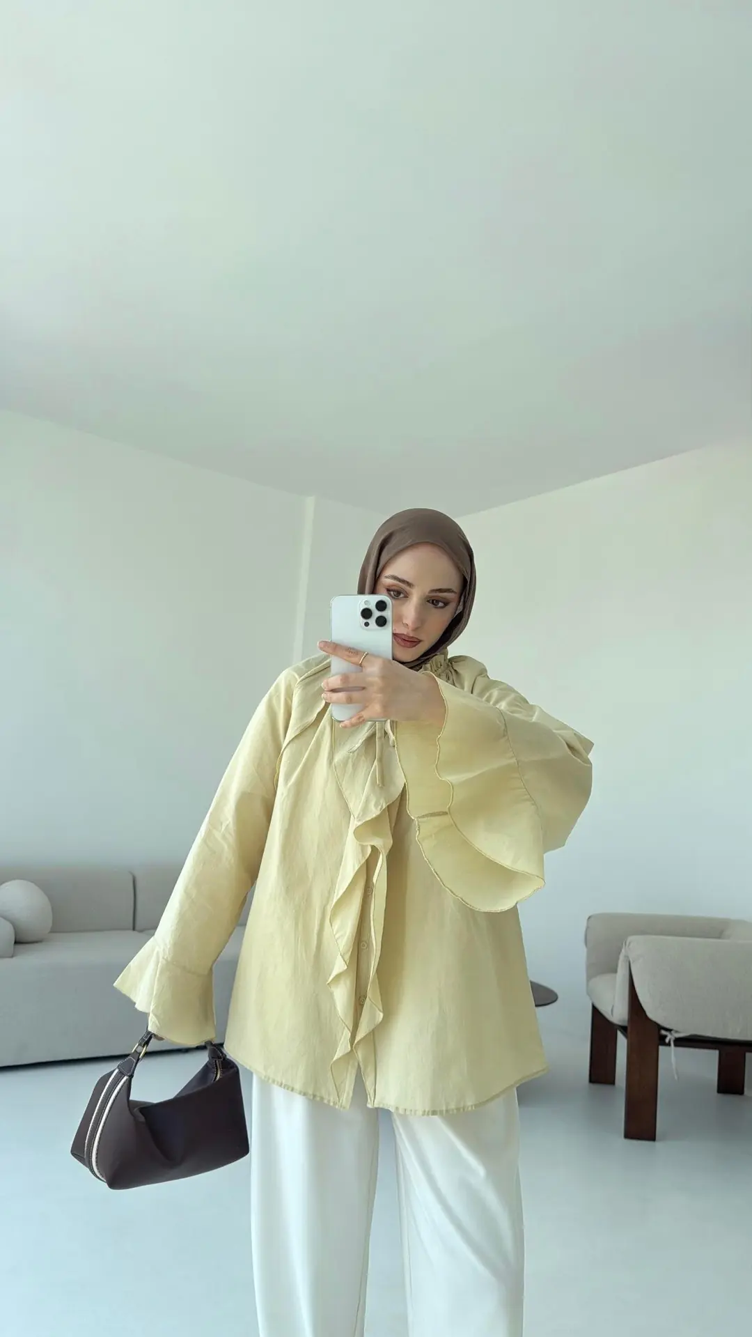 Vual Gömlek Sarı - Görsel 3