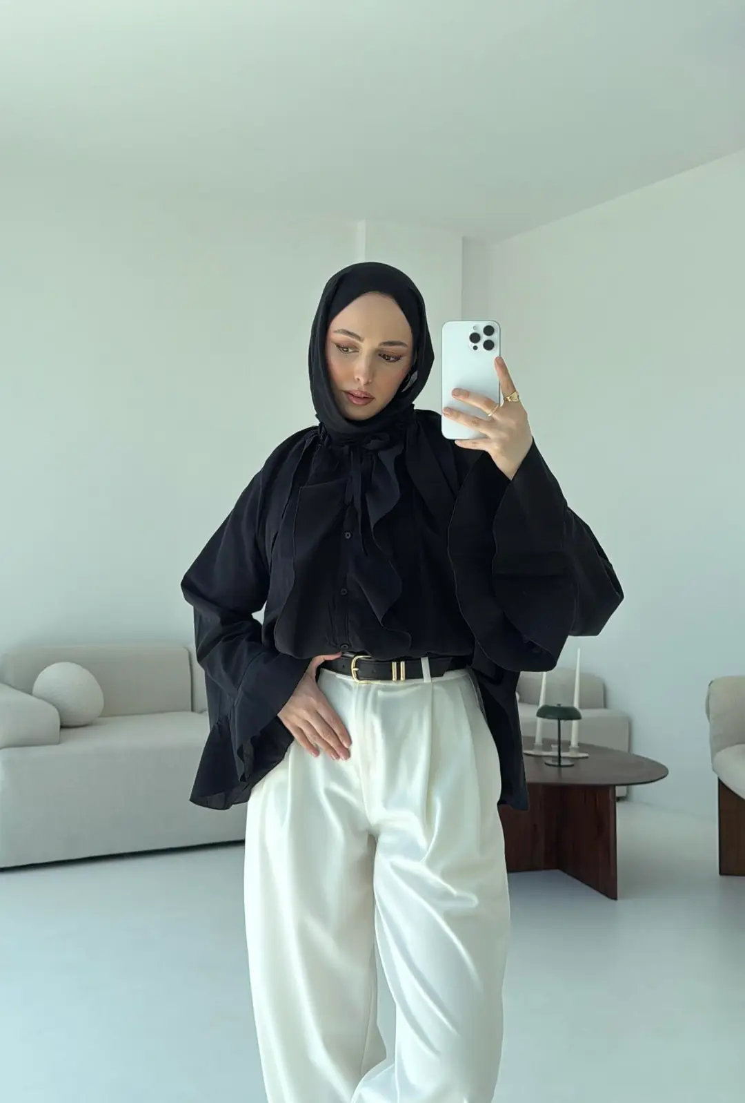 Vual Gömlek Siyah - Görsel 8