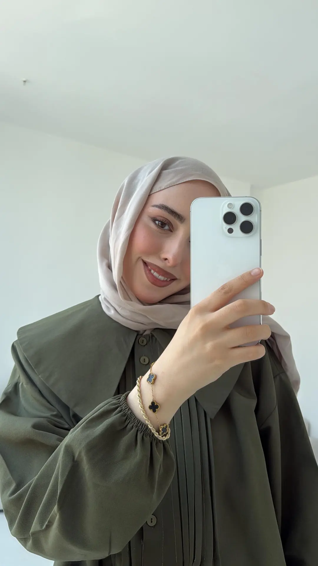 Yakalı Nervüllü Gömlek Haki