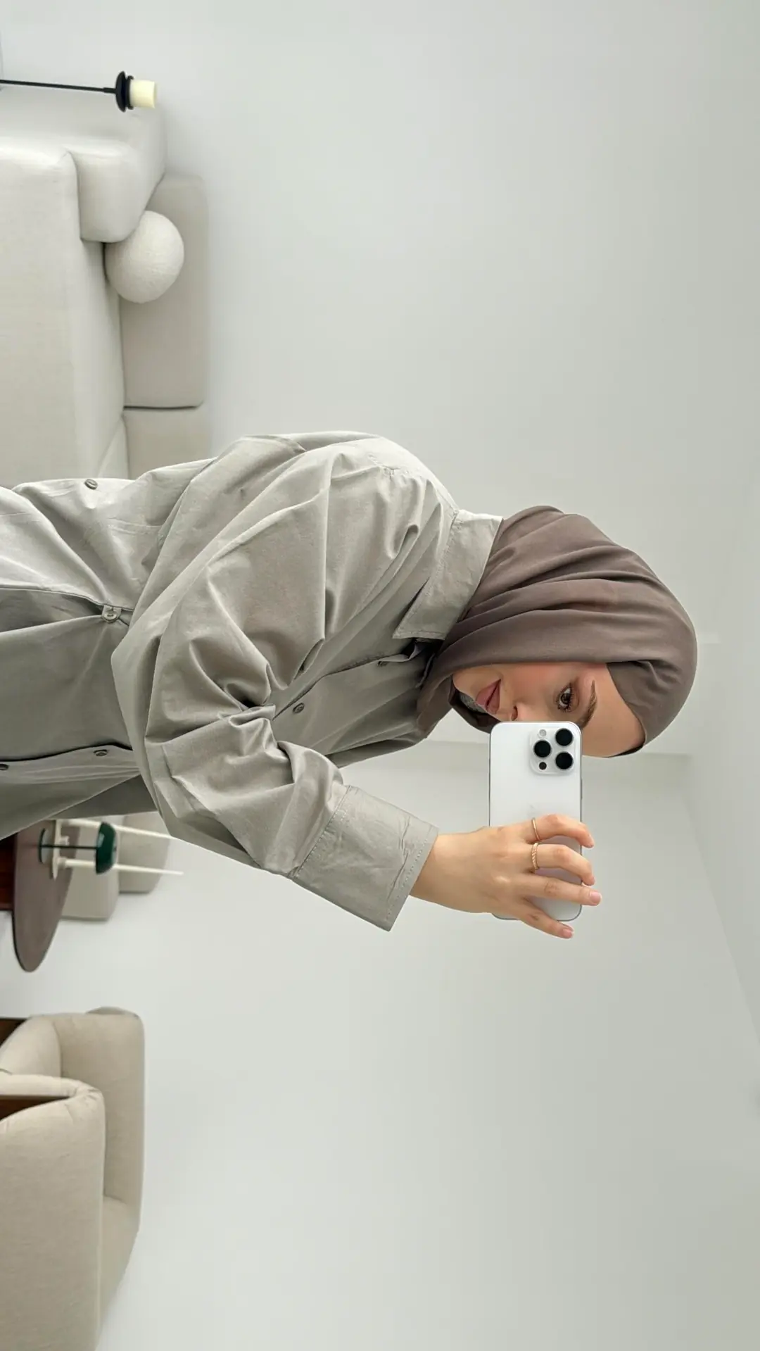 Yanları Düğmeli Gömlek Çağla - Görsel 4