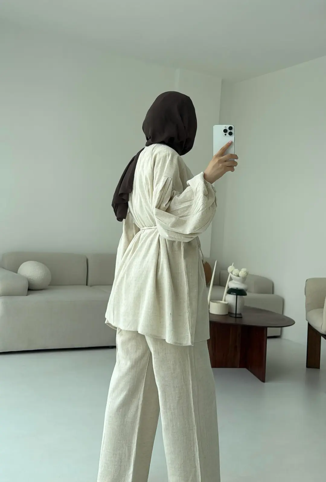 Yarım Düğme Detaylı Takım Taş - Görsel 2