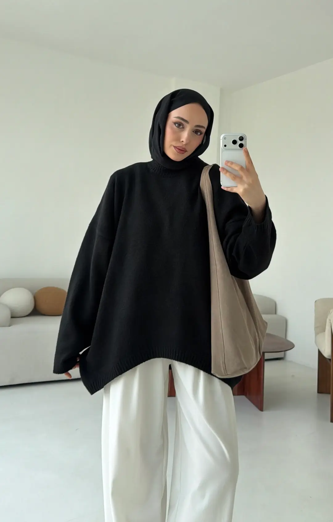 Yumuşak Kazak Siyah