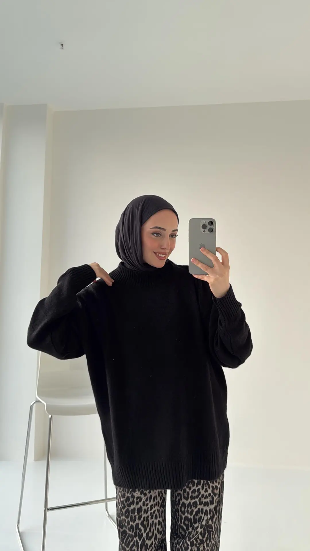 Tuus Triko Kazak Siyah - Görsel 2