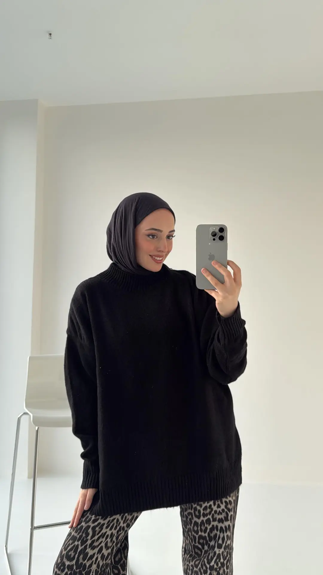 Tuus Triko Kazak Siyah - Görsel 3